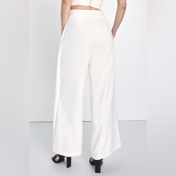 Lulu’s Easygoing Sweetie Split Front Pants - Picture 4 of 8